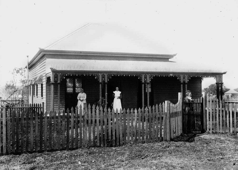 Timber house behind a paling fence in Pittsworth, Queensland