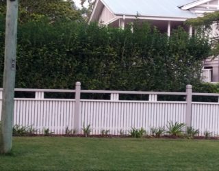 Dressed Timber Front Fence Heritage