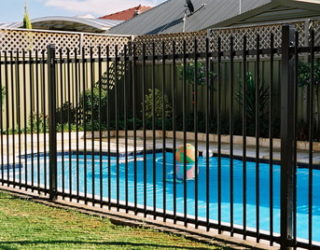 Pool fence picket top